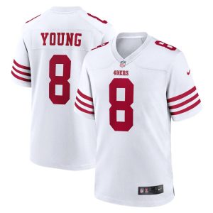 NFL Men's San Francisco 49ers Steve Young Nike White Retired Player Game Jersey