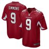 NFL Men's Arizona Cardinals Isaiah Simmons Nike Cardinal Game Player Jersey