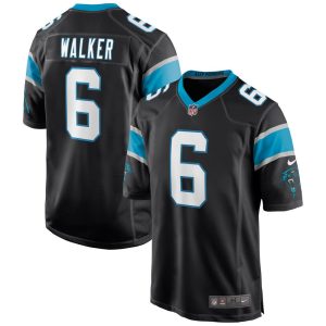 NFL Men's Carolina Panthers P.J. Walker Nike Black Game Jersey