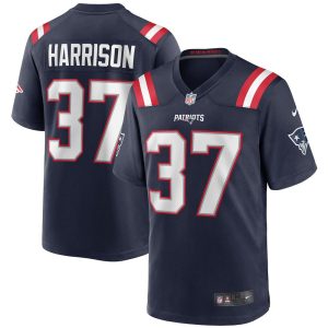 NFL Men's New England Patriots Rodney Harrison Nike Navy Game Retired Player Jersey