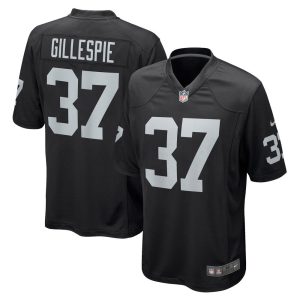 NFL Men's Las Vegas Raiders Tyree Gillespie Nike Black Game Jersey