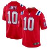 NFL Men's New England Patriots Mac Jones Nike Red Alternate Game Jersey
