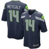 NFL Men's Seattle Seahawks DK Metcalf Nike College Navy Game Player Jersey