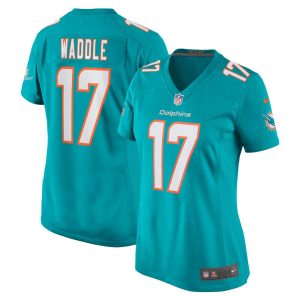 NFL Women's Miami Dolphins Jaylen Waddle Nike Aqua Game Player Jersey