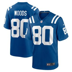 NFL Men's Indianapolis Colts Jelani Woods Nike Royal Player Game Jersey