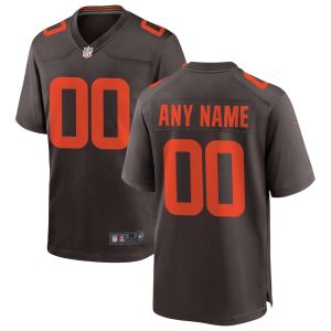 NFL Men's Cleveland Browns Nike Brown Alternate Custom Game Jersey