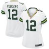NFL Women's Green Bay Packers Aaron Rodgers Nike White Game Jersey