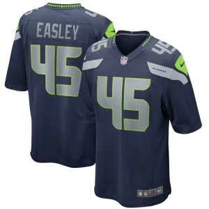 NFL Men's Seattle Seahawks Kenny Easley Nike College Navy Game Retired Player Jersey