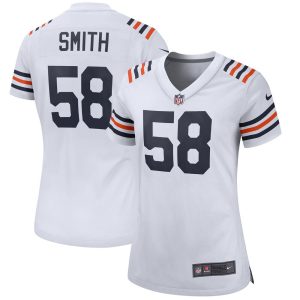 NFL Women's Chicago Bears Roquan Smith Nike White 2019 Alternate Classic Game Jersey