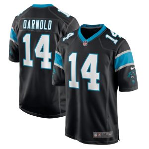 NFL Men's Carolina Panthers Sam Darnold Nike Black Game Player Jersey