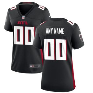 NFL Women's Atlanta Falcons Nike Black Replica Custom Game Jersey