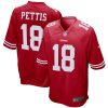 NFL Men's San Francisco 49ers Dante Pettis Nike Scarlet Player Game Jersey