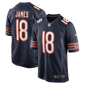 NFL Men's Chicago Bears Jesse James Nike Navy Game Jersey