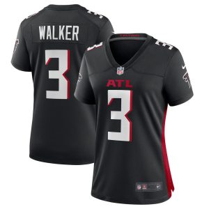 NFL Women's Atlanta Falcons Mykal Walker Nike Black Game Player Jersey