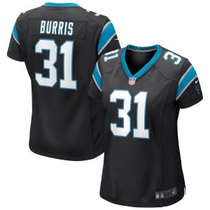 NFL Women's Carolina Panthers Juston Burris Nike Black Game Jersey