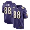 NFL Men's Baltimore Ravens Charlie Kolar Nike Purple Player Game Jersey
