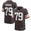 NFL Men's Cleveland Browns Drew Forbes Nike Brown Game Jersey