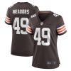 NFL Women's Cleveland Browns Nate Meadors Nike Brown Game Jersey