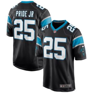 NFL Men's Carolina Panthers Troy Pride Jr. Nike Black Game Jersey