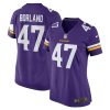 NFL Women's Minnesota Vikings Tuf Borland Nike Purple Game Jersey