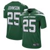 NFL Men's New York Jets Ty Johnson Nike Gotham Green Game Jersey