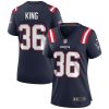 NFL Women's New England Patriots Brandon King Nike Navy Game Jersey