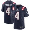 NFL Men's New England Patriots Jarrett Stidham Nike Navy Game Jersey