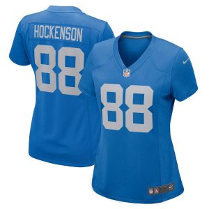 NFL Women's Detroit Lions T.J. Hockenson Nike Blue Game Player Jersey