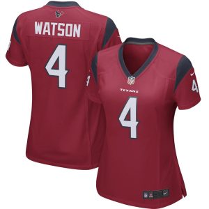 NFL Deshaun Watson Houston Texans Nike Women's Player Game Jersey - Red