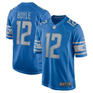 NFL Men's Detroit Lions Tim Boyle Nike Blue Game Player Jersey