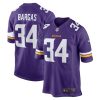 NFL Men's Minnesota Vikings Jake Bargas Nike Purple Game Player Jersey