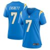 NFL Women's Los Angeles Chargers Gerald Everett Nike Powder Blue Player Game Jersey