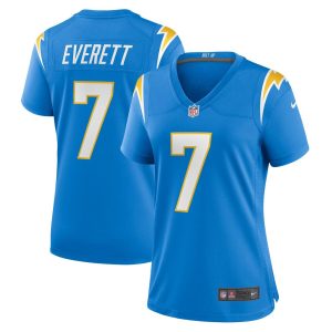 NFL Women's Los Angeles Chargers Gerald Everett Nike Powder Blue Player Game Jersey