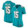 NFL Women's Miami Dolphins Jaelan Phillips Nike Aqua Game Player Jersey