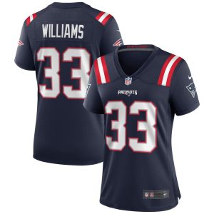 NFL Women's New England Patriots Joejuan Williams Nike Navy Game Jersey