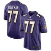NFL Men's Baltimore Ravens Bradley Bozeman Nike Purple Game Player Jersey