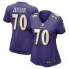 NFL Women's Baltimore Ravens Kevin Zeitler Nike Purple Game Jersey