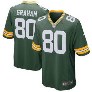 NFL Men's Green Bay Packers Jimmy Graham Nike Green Game Jersey