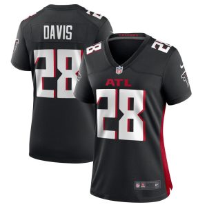NFL Women's Atlanta Falcons Mike Davis Nike Black Game Player Jersey