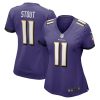 NFL Women's Baltimore Ravens Jordan Stout Nike Purple Player Game Jersey