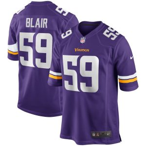 NFL Men's Minnesota Vikings Matt Blair Nike Purple Game Retired Player Jersey