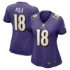 NFL Women's Baltimore Ravens Makai Polk Nike Purple Player Game Jersey