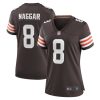 NFL Women's Cleveland Browns Chris Naggar Nike Brown Game Jersey