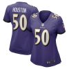 NFL Women's Baltimore Ravens Justin Houston Nike Purple Game Jersey