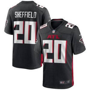 NFL Men's Atlanta Falcons Kendall Sheffield Nike Black Game Jersey
