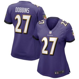 NFL Women's Baltimore Ravens J.K. Dobbins Nike Purple Game Jersey