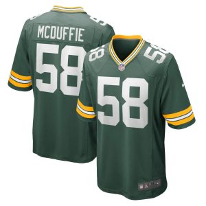 NFL Men's Green Bay Packers Isaiah McDuffie Nike Green Game Jersey