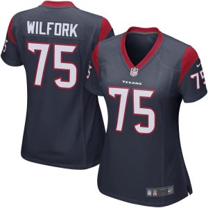NFL Women's Houston Texans Vince Wilfork Nike Navy Blue Game Jersey