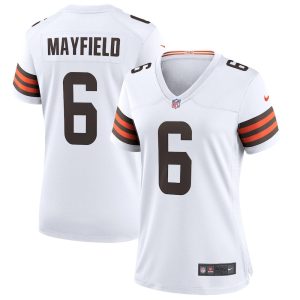 NFL Women's Cleveland Browns Baker Mayfield Nike White Game Jersey