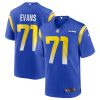 NFL Men's Los Angeles Rams Bobby Evans Nike Royal Game Jersey